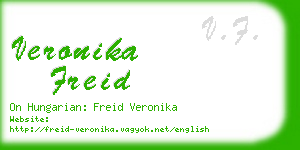 veronika freid business card